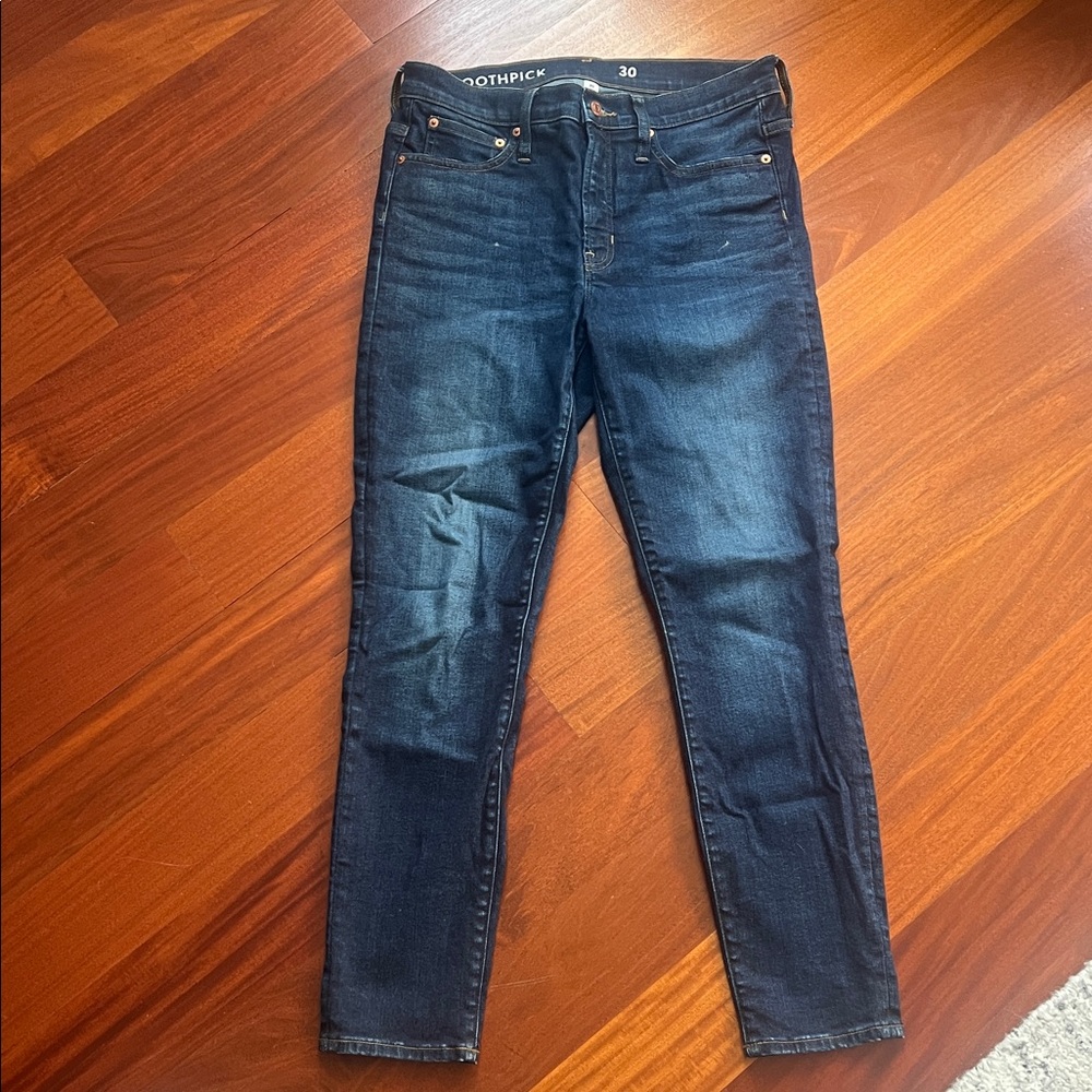 J Crew Toothpick Jeans size 30